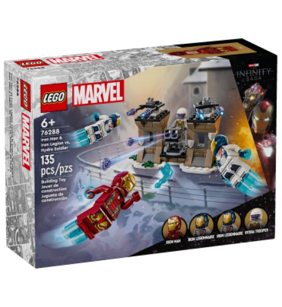 Конструктор LEGO Marvel Залізна Людина і Залізний легіон проти солдата Гідри (76288)