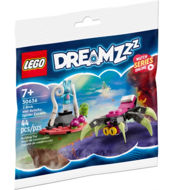 Конструктор LEGO DREAMZzz Втеча Зет-Блоб і Бунчу від павука (30636)