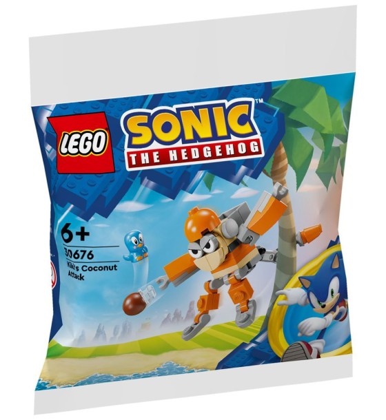 Конструктор LEGO Sonic Кокосова атака Кікі (30676)