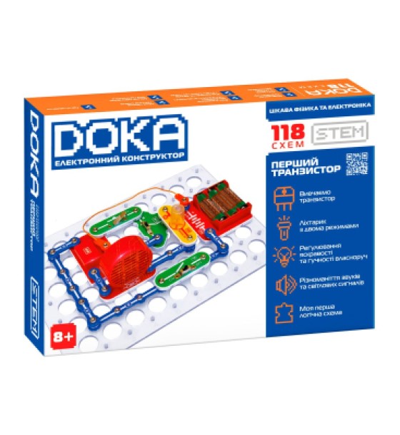 Конструктор DOKA електронний 118 схем (D70701)
