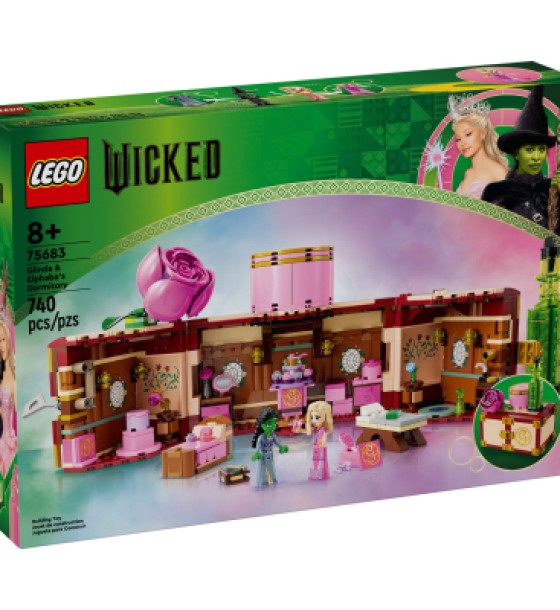 Конструктор LEGO Wicked Кімната Ґлінди й Ельфаби 740 деталей (75683)