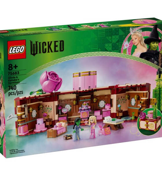 Конструктор LEGO Wicked Кімната Ґлінди й Ельфаби 740 деталей (75683)