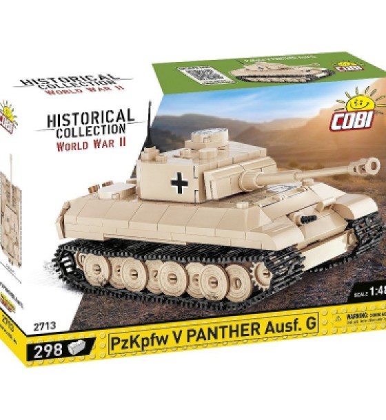 Конструктор Cobi Друга Світова Війна Танк Panzer V Пантера, 298 деталей (COBI-2713)