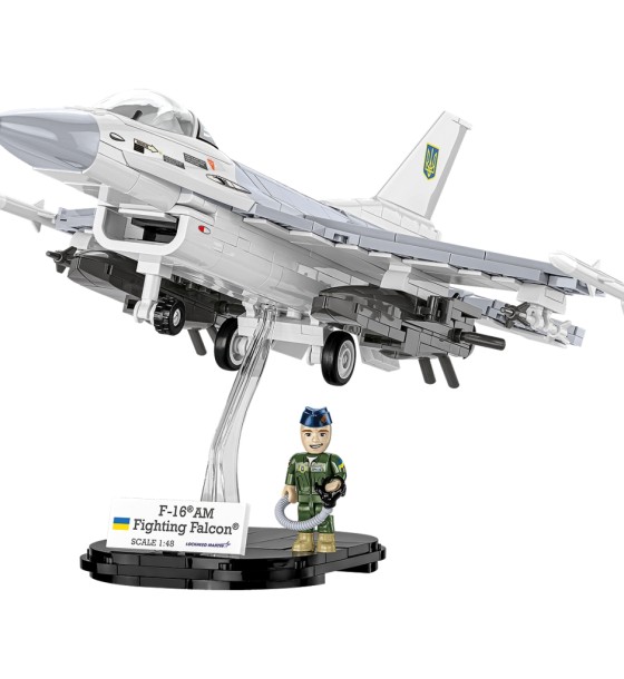 Конструктор Cobi Літак F-16C Fighting Falcon (UA), 500 деталей (COBI-5893)
