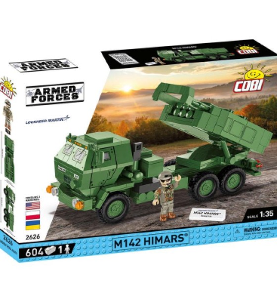 Конструктор Cobi РСЗВ Himars M142 (UA/PL/US), 604 деталі (COBI-2626)