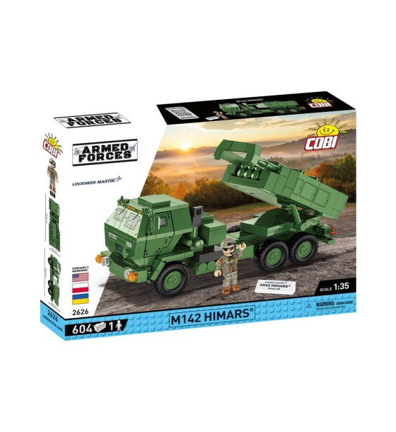 Конструктор Cobi РСЗВ Himars M142 (UA/PL/US), 604 деталі (COBI-2626)