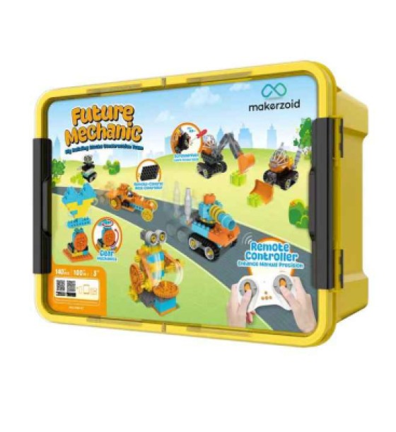 Конструктор Makerzoid Big Bloks - Future Mechanic (Механік майбутнього) (MKZ-OBK-EC)
