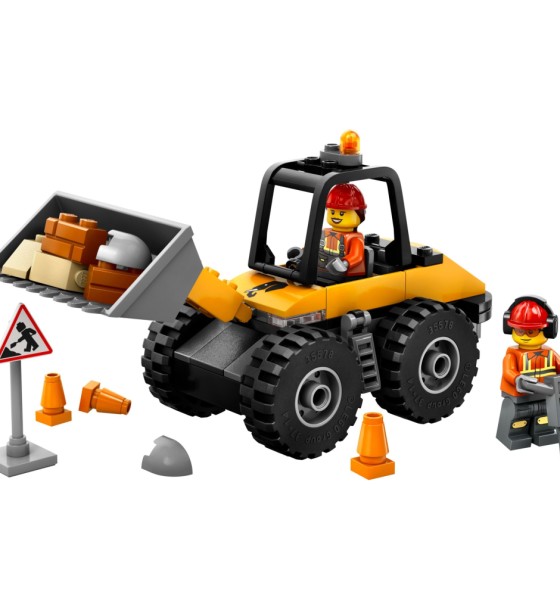 Конструктор LEGO City Жовтий будівельний автонавантажувач (60450)