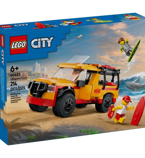 Конструктор LEGO City Пляжна рятувальна вантажівка (60453)