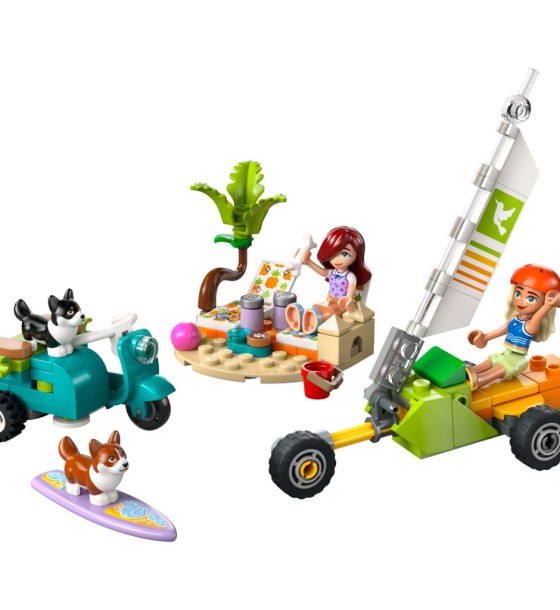 Конструктор LEGO Friends Собачі пригоди на серфі та скутері (42641)