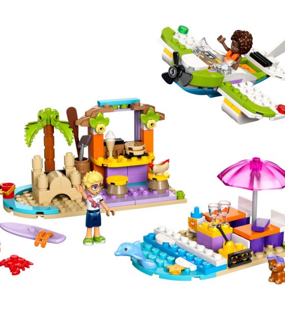Конструктор LEGO Friends Творча валіза для подорожей і відпочинку на пляжі (42672)