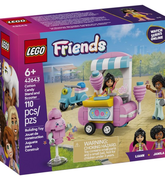 Конструктор LEGO Friends Ятка із солодкою ватою та скутер (42643)