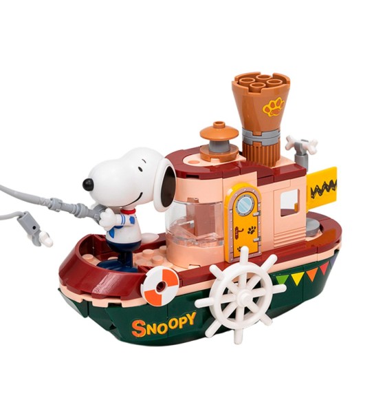 Конструктор Pantasy Snoopy - Пароход (86907)