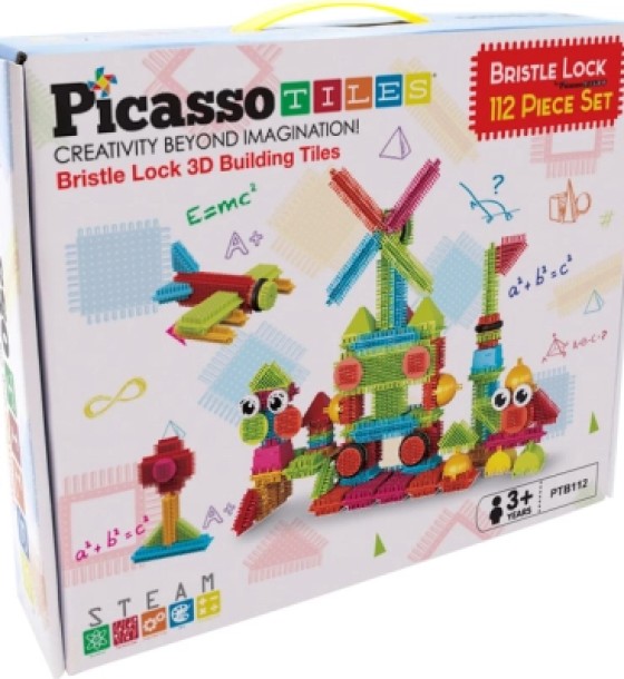 Конструктор Picasso Tiles Hedgehog Building Blocks Set 112 деталей (817338022631)