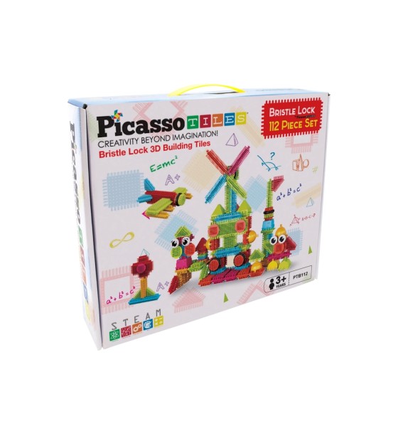 Конструктор Picasso Tiles Hedgehog Building Blocks Set 112 деталей (817338022631)