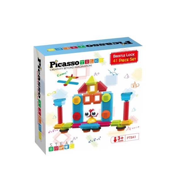 Конструктор Picasso Tiles Hedgehog Building Blocks Set 41 деталь (817338027384)