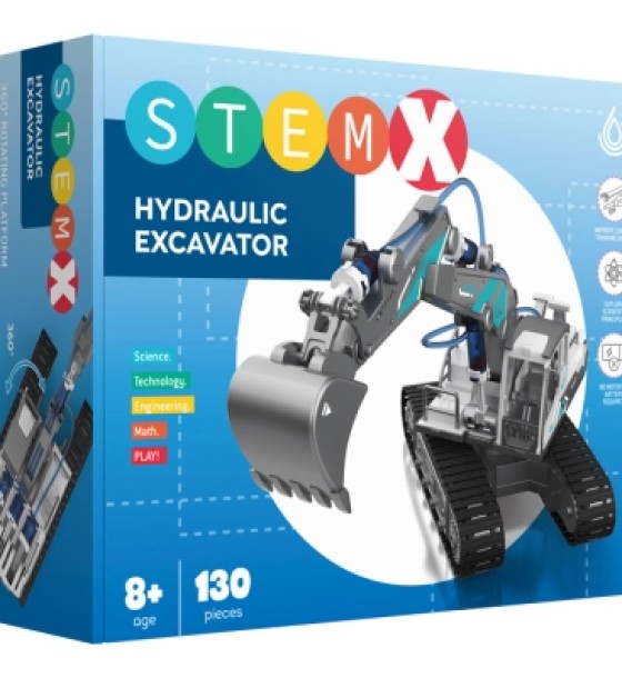 Конструктор Stem Гідравлічний екскаватор 130 деталей (3858894671601)