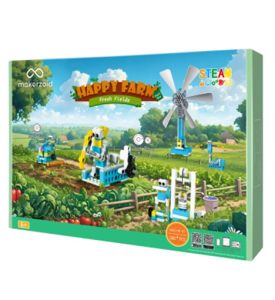 Конструктор Makerzoid Happy Farm Fresh Fields (MKZ-HF-01)