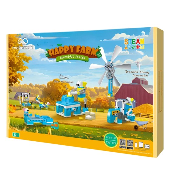 Конструктор Makerzoid Happy Farm Bountiful Fields (MKZ-HF-02)