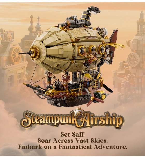 Конструктор Pantasy Original Дирижабль Steampunk (85021)