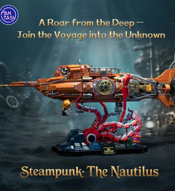 Конструктор Pantasy Steampunk- Наутілус (85029)