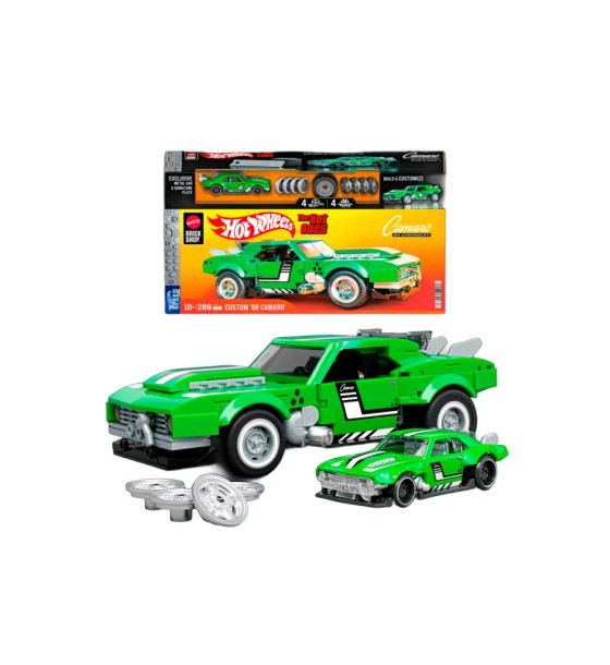 Конструктор Mattel Brick Shop Hot Wheels Speed Camaro 289 деталей (JFT16)