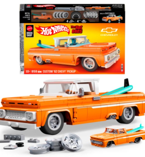 Конструктор Mattel Brick Shop Hot Wheels Elite Chevy 858 деталей (JFT20)