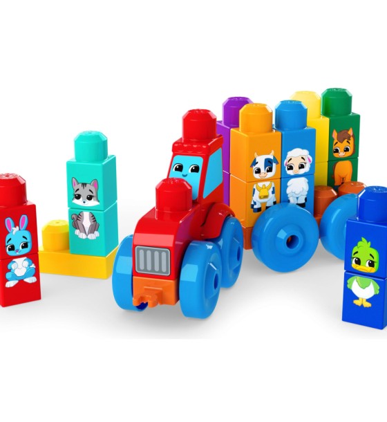 Конструктор Mega Bloks Трактор з тваринками (JKG33)