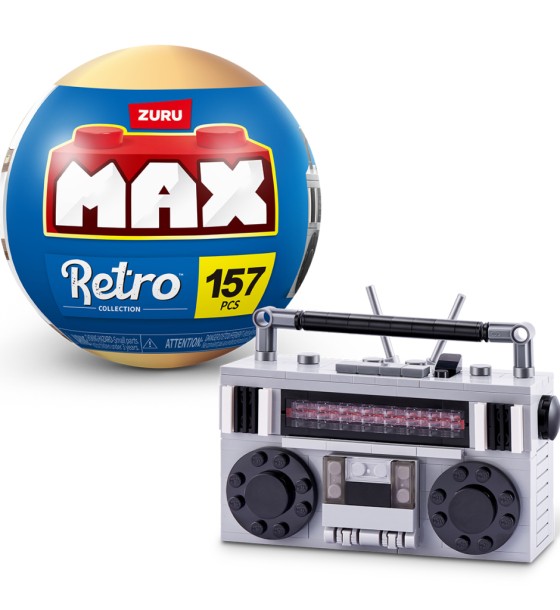 Конструктор Max в капсулі Retro S1 – Касетний магнітофон (83185DGQ8)