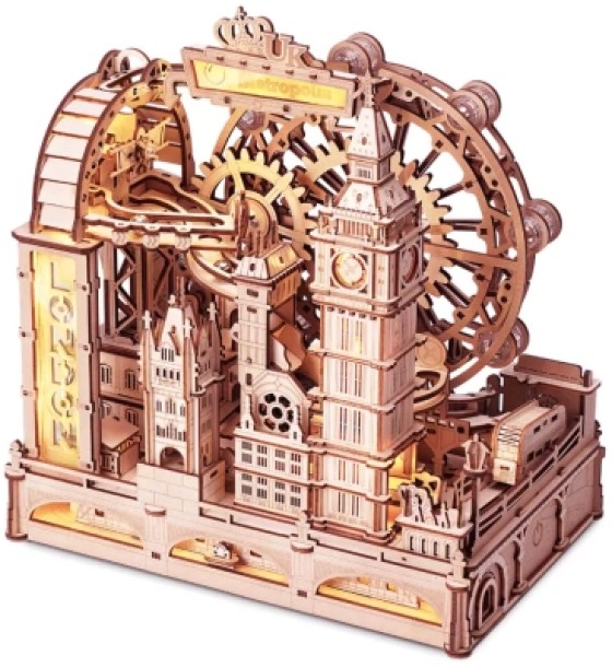 Конструктор Robotime Rokr дерев'яний 3D Marble Travel Лондон (EGB01)