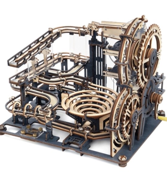 Конструктор Robotime Rokr дерев'яний 3D Мармурове нічне місто (LGA01)
