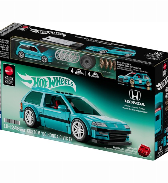 Конструктор Mattel Brick Shop Speed Honda Custom 90 Civic EF (JHF62)