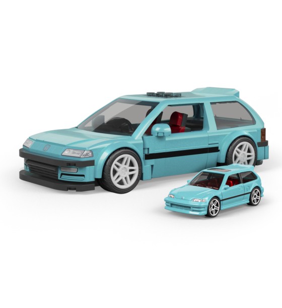 Конструктор Mattel Brick Shop Speed Honda Custom 90 Civic EF (JHF62)
