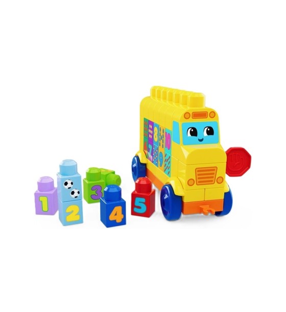 Конструктор Mega Bloks Автобус з цифрами 45 деталей (JKG34)