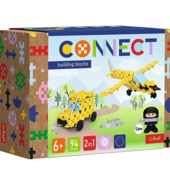 Конструктор Trefl Connect 2 в 1, 94 деталі (5900511619690)