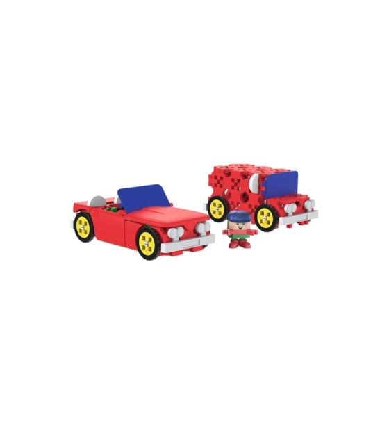 Конструктор Trefl Connect Cabriolet Delivery Truck 2 в 1, 87 елементів (5900511619706)