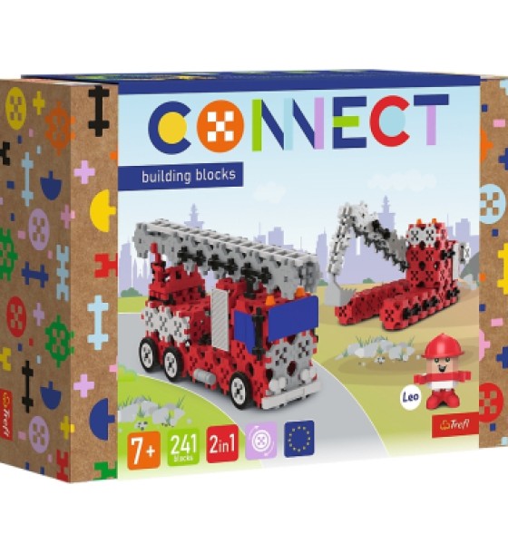 Конструктор Trefl Connect 2 в 1, 241 деталь (5900511619720)