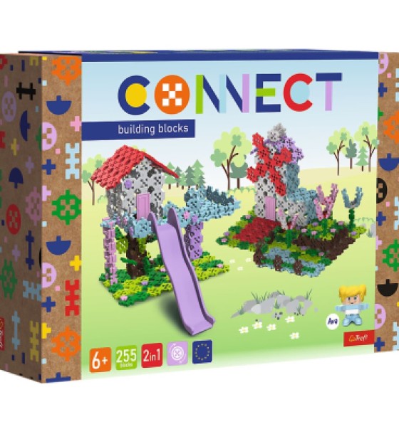 Конструктор Trefl Connect 2 в 1, 255 деталей (5900511619782)