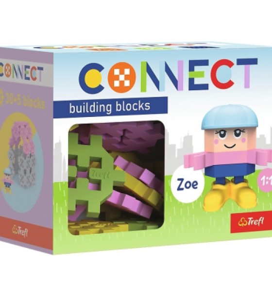Конструктор Trefl Connect з ігровою фігуркою Zoe 35 деталей (5900511619805)