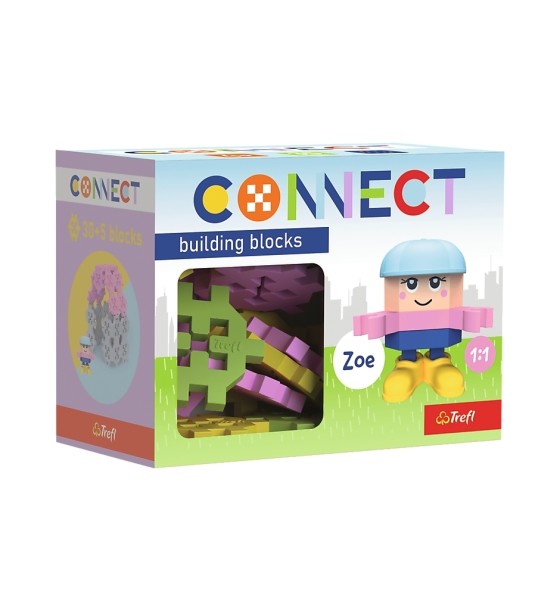 Конструктор Trefl Connect з ігровою фігуркою Zoe 35 деталей (5900511619805)