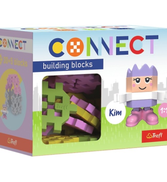 Конструктор Trefl Connect з ігровою фігуркою Kim 35 деталей (5900511620030)