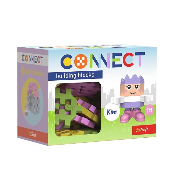 Конструктор Trefl Connect з ігровою фігуркою Kim 35 деталей (5900511620030)