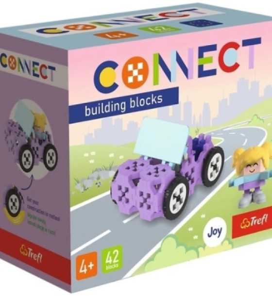 Конструктор Trefl Connect Машина 42 деталі (5900511620436)