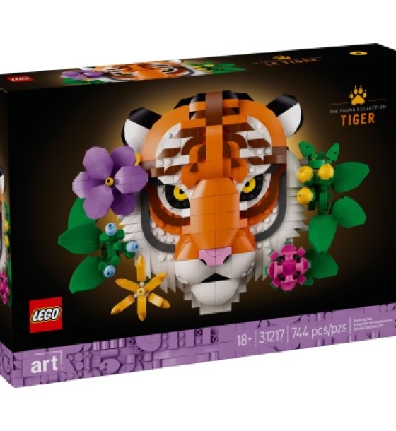Конструктор LEGO Art Колекція фауни - Тигр (31217)