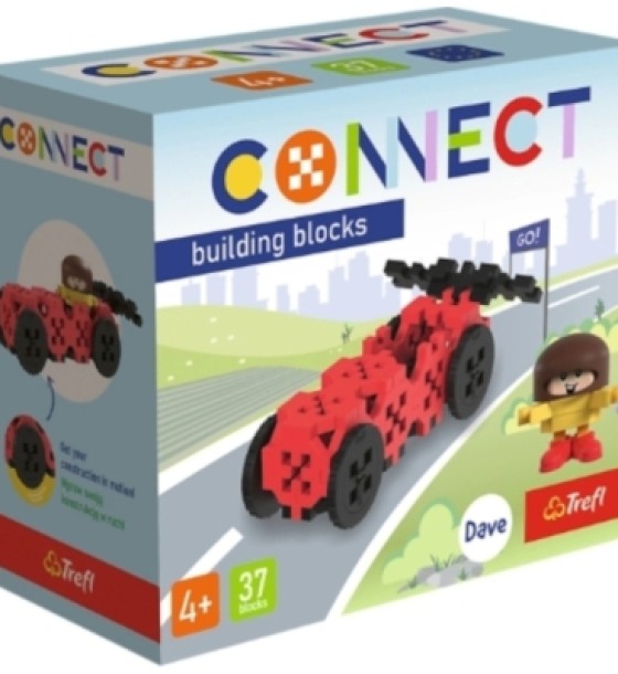 Конструктор Trefl Connect Гоночна машина 37 деталей (5900511620450)