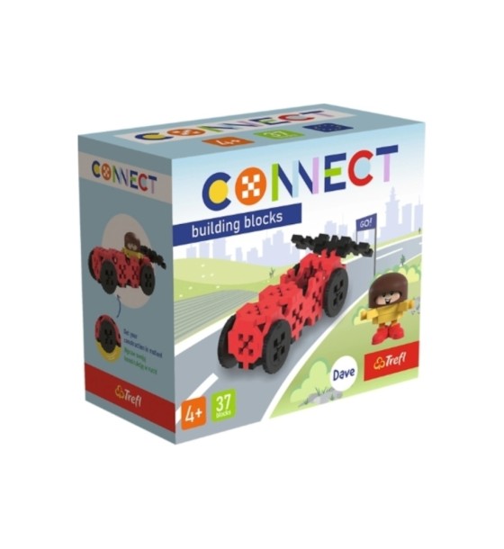 Конструктор Trefl Connect Гоночна машина 37 деталей (5900511620450)