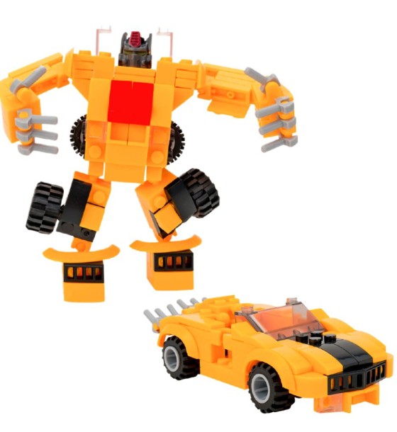 Конструктор Cubix Traxfigure 2-в-1, жовтий (39727/4)
