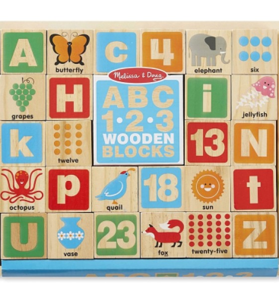 Кубики Melissa&Doug Цифри / Букви (MD2253)