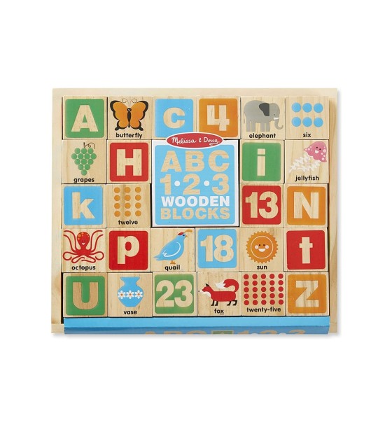 Кубики Melissa&Doug Цифри / Букви (MD2253)