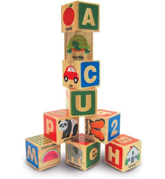 Кубики Melissa&Doug Цифри / Букви (MD2253)